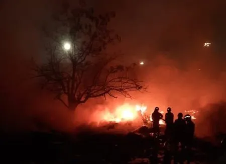 Fire Broke Out In Delhi Slum Area: