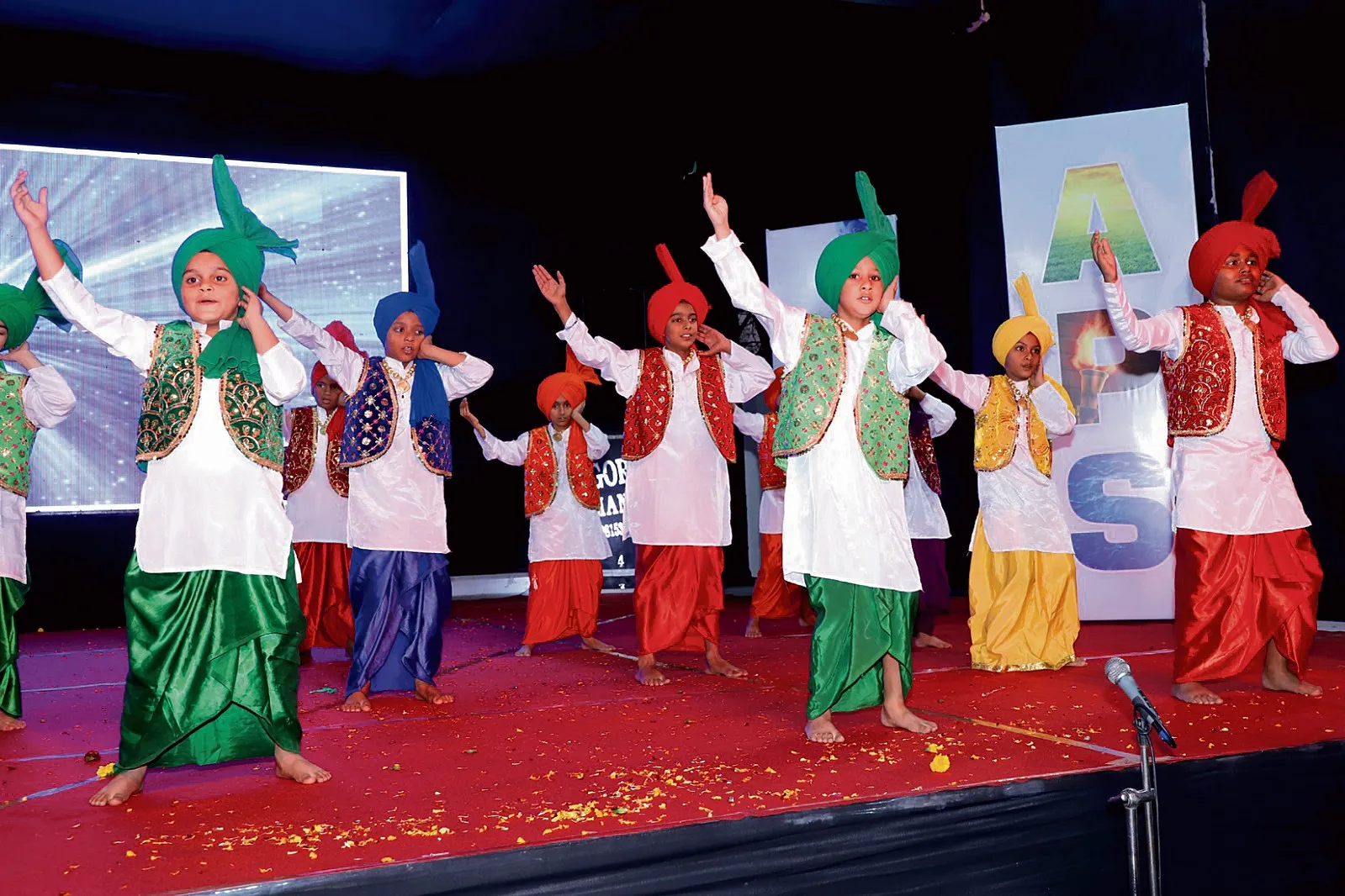 Children’s performances enthralled the audience