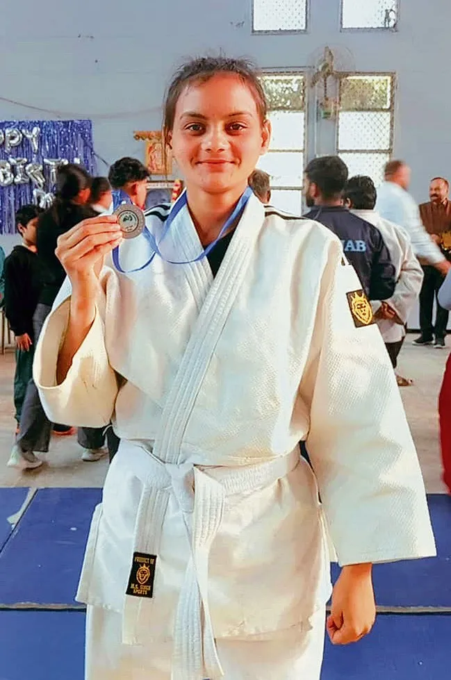 Judo player Suman won the silver medal