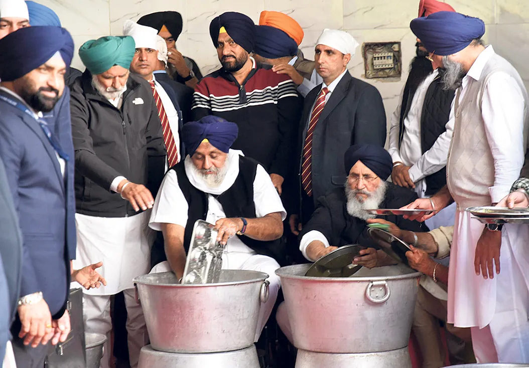 Sukhbir Badal served in Takht Damdama Sahib