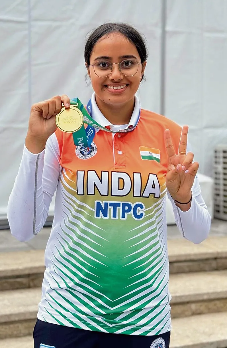 Praneet Kaur won gold medal in archery championship