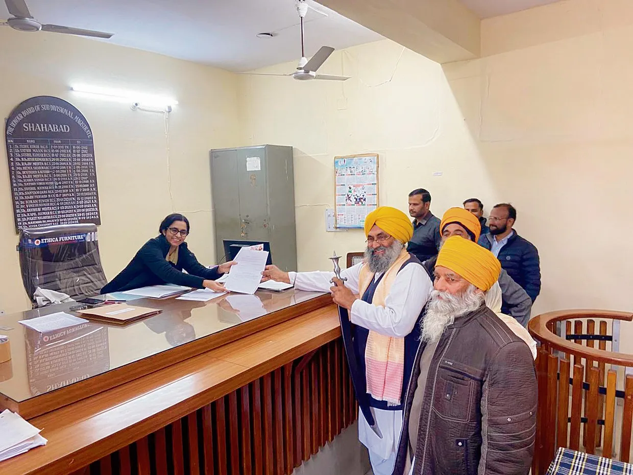 Haryana Gurdwara Committee election campaign