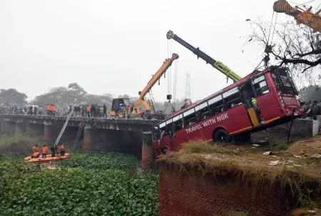 Bathinda bus accident: Chief Minister Bhagwant Mann announced an exgratia of three lakh rupees for the heirs of the deceased.
