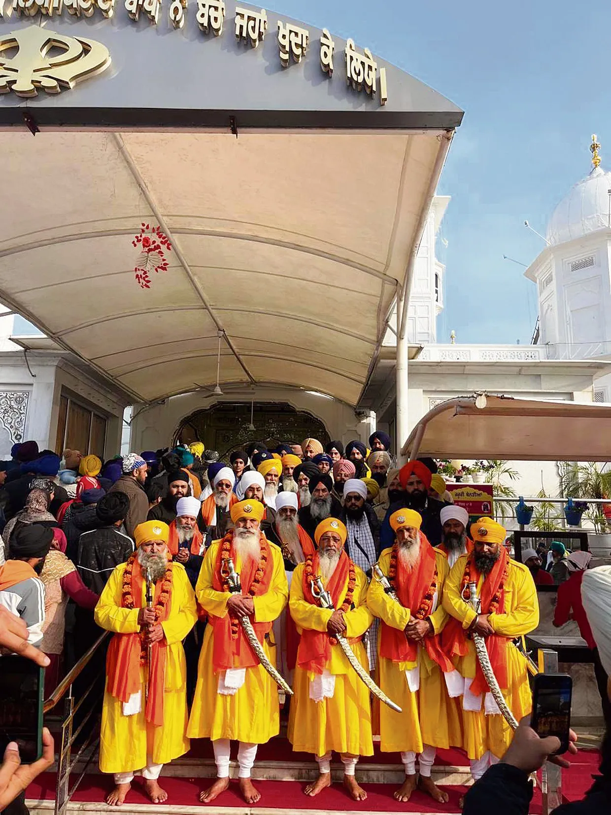 Organized Nagar Kirtan from Gurdwara Sri Jotgarh Sahib