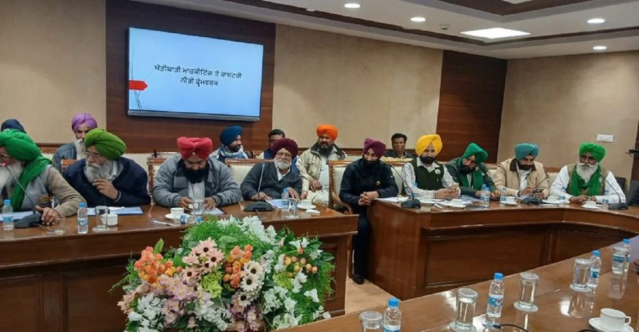 Farmers unions asked the Punjab government to cancel the Centre’s Agricultural Marketing Policy