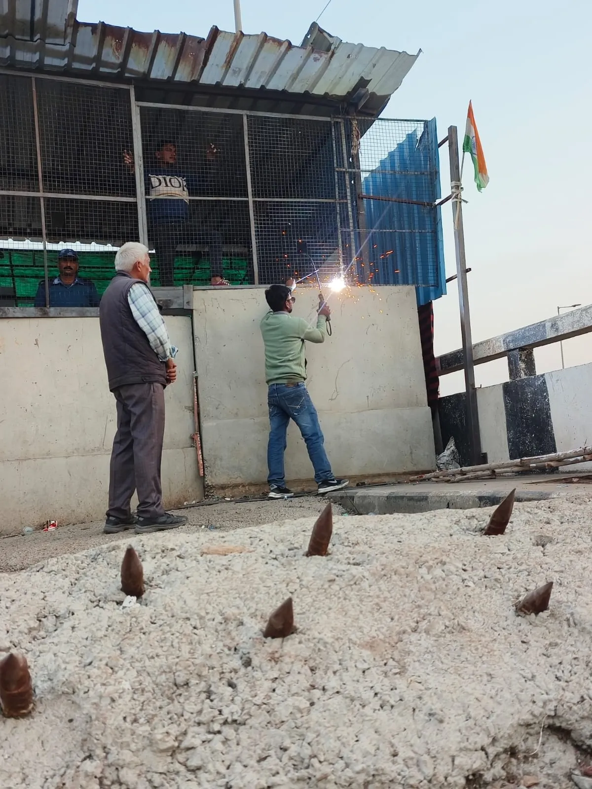 Calm atmosphere today at Shambhu border