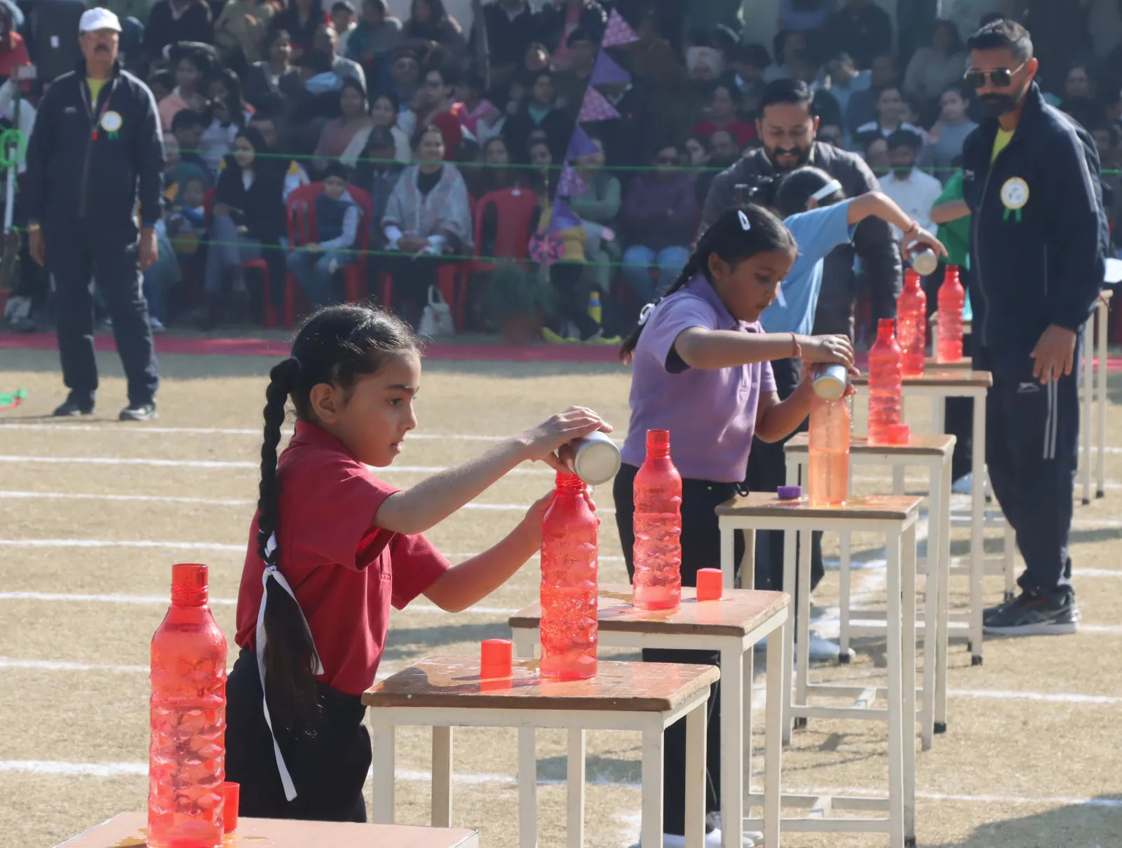 Conducted sports competitions in the school