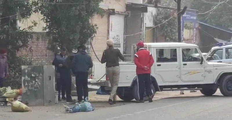 Two, including a minor, were arrested in the case of keeping explosive material outside Ajnala police station