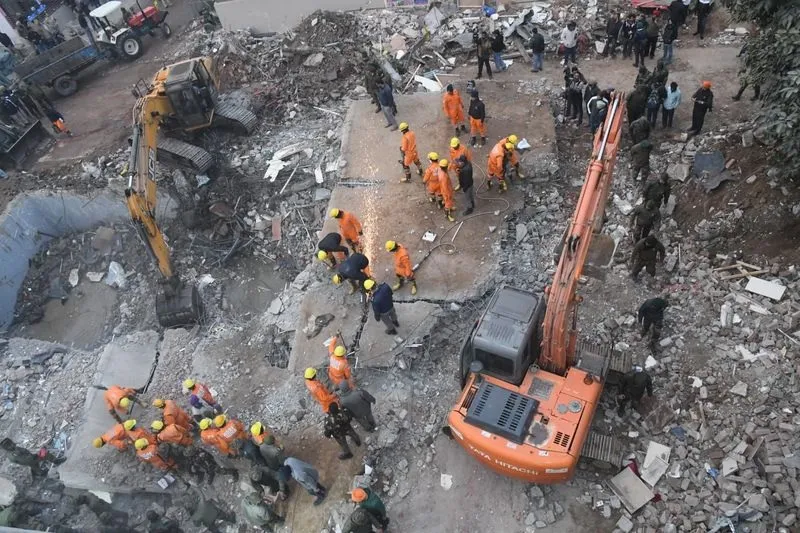 Building collapse: Another person’s body was found in the debris of the collapsed multi-storied building in Mohali’s Sohana.