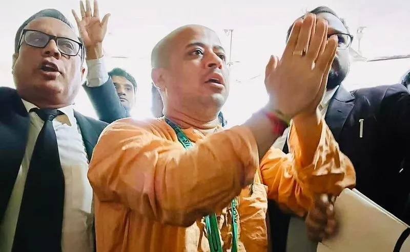 Chinmoy Das bail plea rejected Chinmoy Das bail plea rejected by the Bangladeshi court