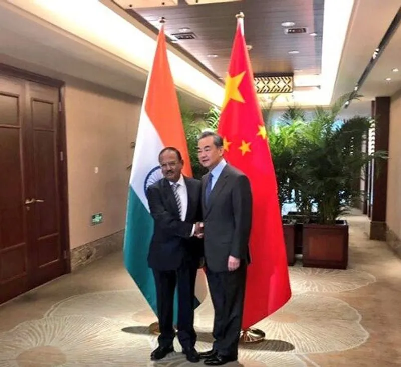 CHINA-INDIA TALKS: Doval met with Chinese Foreign Minister Wang Yi