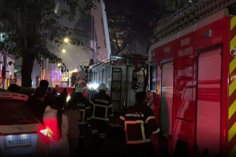 Fire in Mumbai highrise: A fire broke out in a 15-storey building