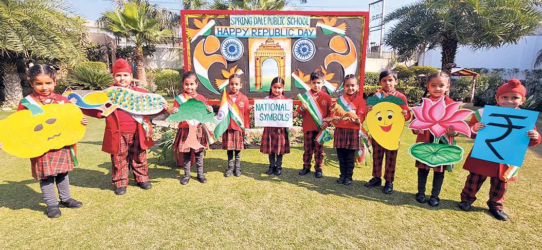 Republic Day events in educational institutions