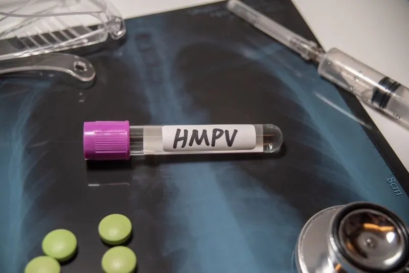 Baby tests positive A two-month-old baby with HMPV was found in a hospital in Ahmedabad