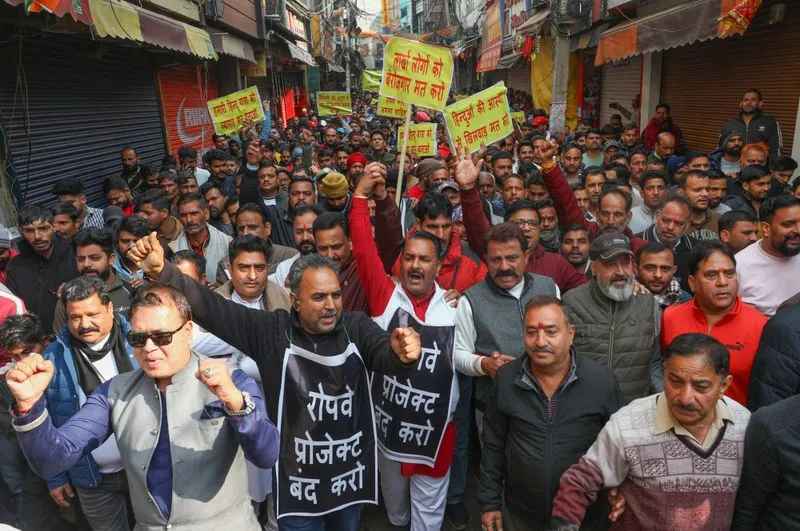 Katra ropeway: 18 protestors released by the police in the Katra ropeway project case