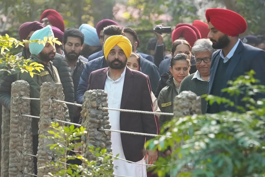 Chief Minister Bhagwant Mann visited Chhatbir Zoo