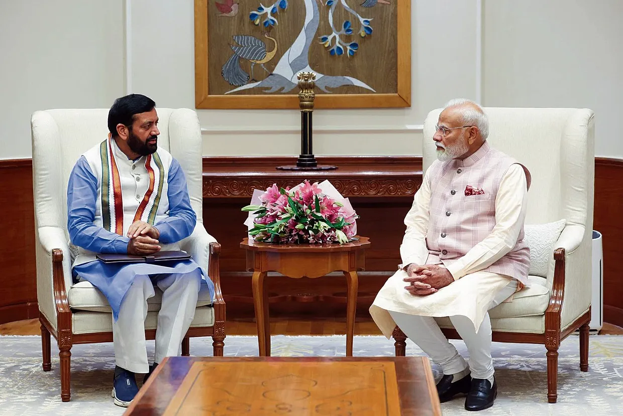 Chief Minister Saini call with PM Saini Modi