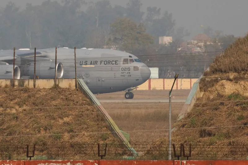 2nd US Deportation Flight: The second batch of deported Indian immigrants arrive at Amritsar, 119 Punjabi