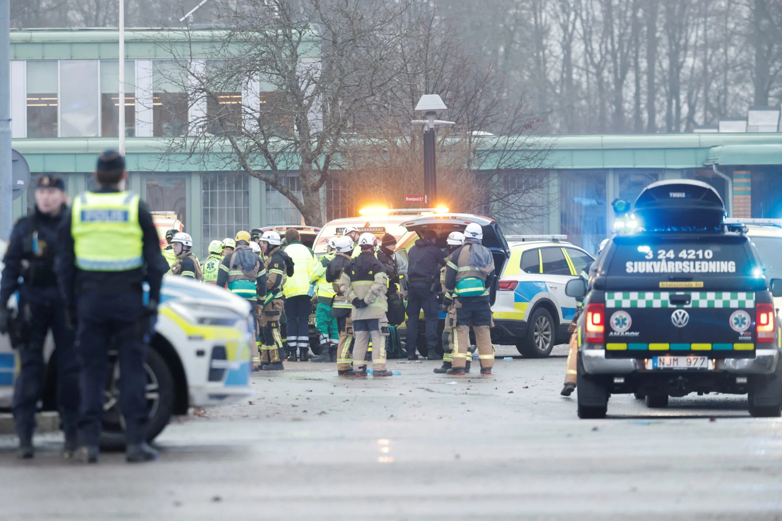 Shooting 10 killed in: Footmetrations in Sweden; Ten Hork